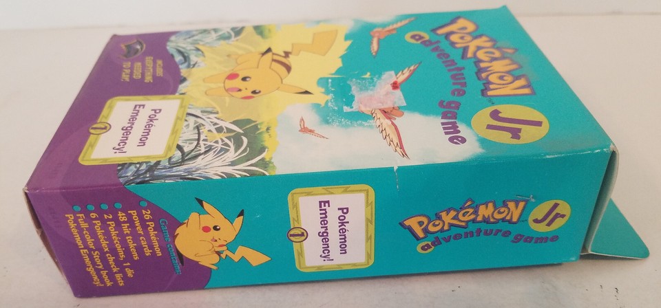 NEW POKEMON JR. Adventure Game Vintage 1999 - Pokemon Emergency! SEALED ...
