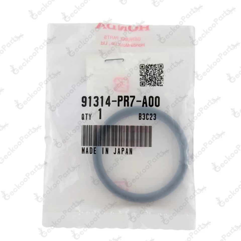 Honda Genuine Prelude H22 DOHC Coolant Connecting Pipe O-Ring 91314-PR7-A00 2pcs - Image 4 of 4