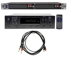 Technical Pro 6-Zone 12-Speaker Home Theater Bluetooth Receiver Dual 15 Band Eq