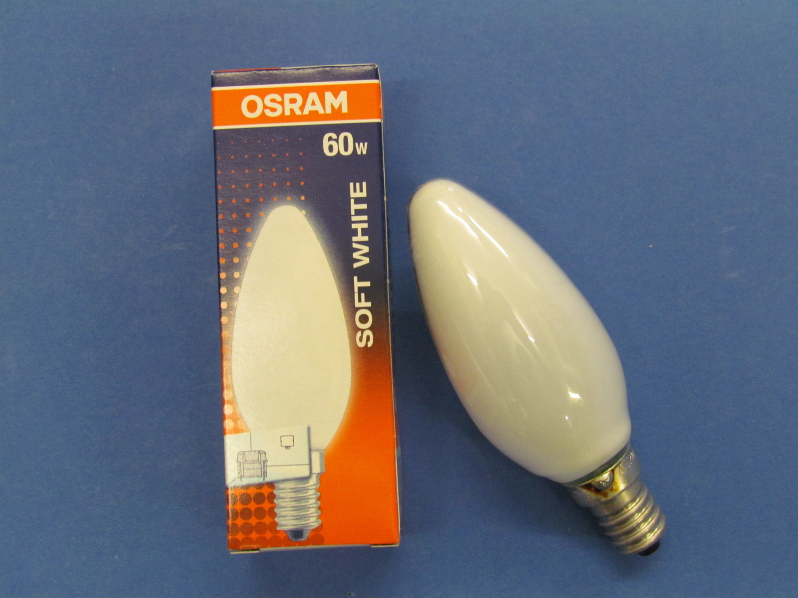 Osram Candle Bulbs 60W 230V E14 / Ses Bellalux Softwhite Candle Bulb SIL60 B35