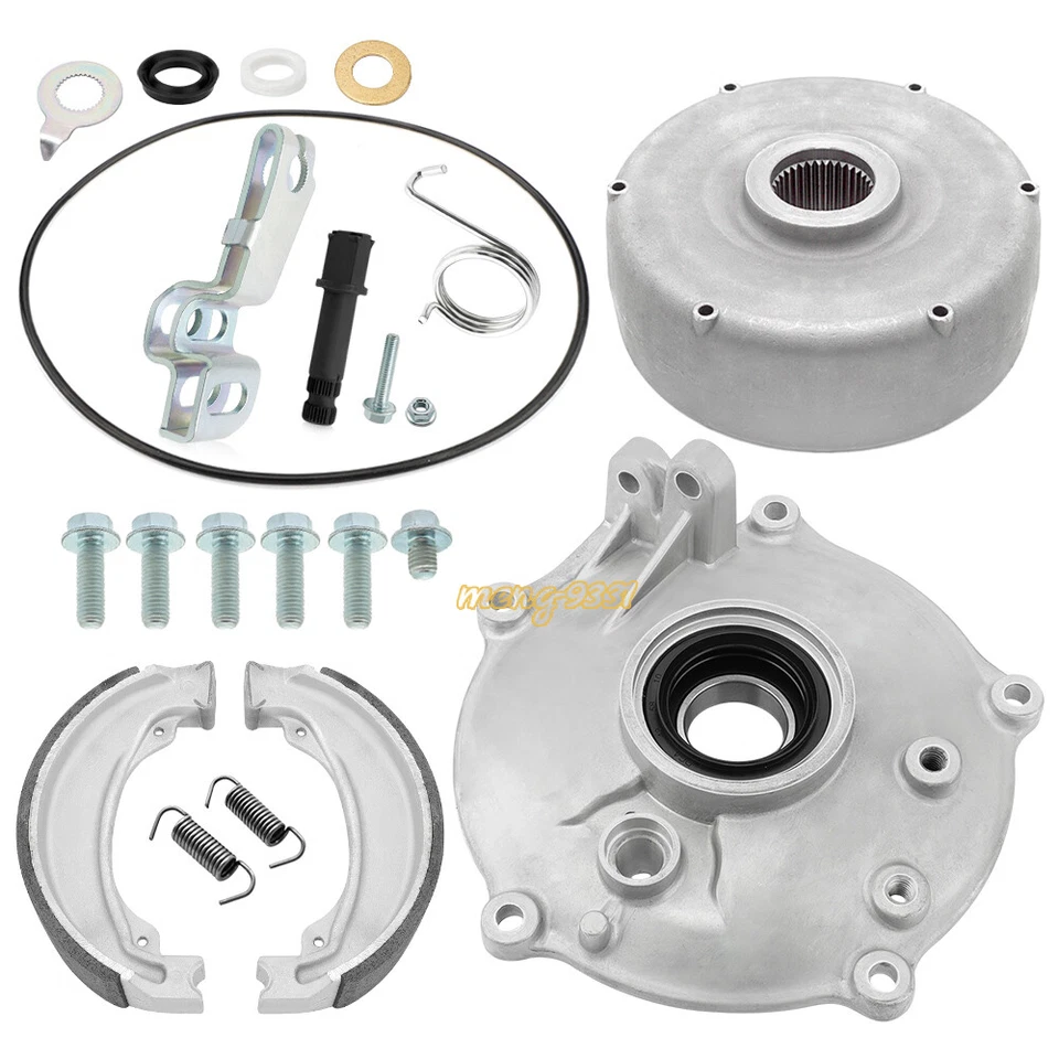 Kit de zapatas de cubierta de placa de cubo de tambor de freno trasero para Honda Recon 250 TRX250TE/TM 97-23 Foto 2 de 4