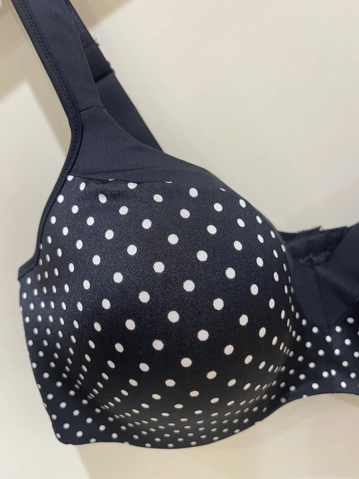 Sujetador con aros Playtex Shape Body Style 4823 lunares talla 40C balconette liso Foto 3 de 4