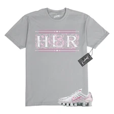 Shox TL Metallic Platinum Pink Foam White Pinksicle T Shirt to Match HERCD