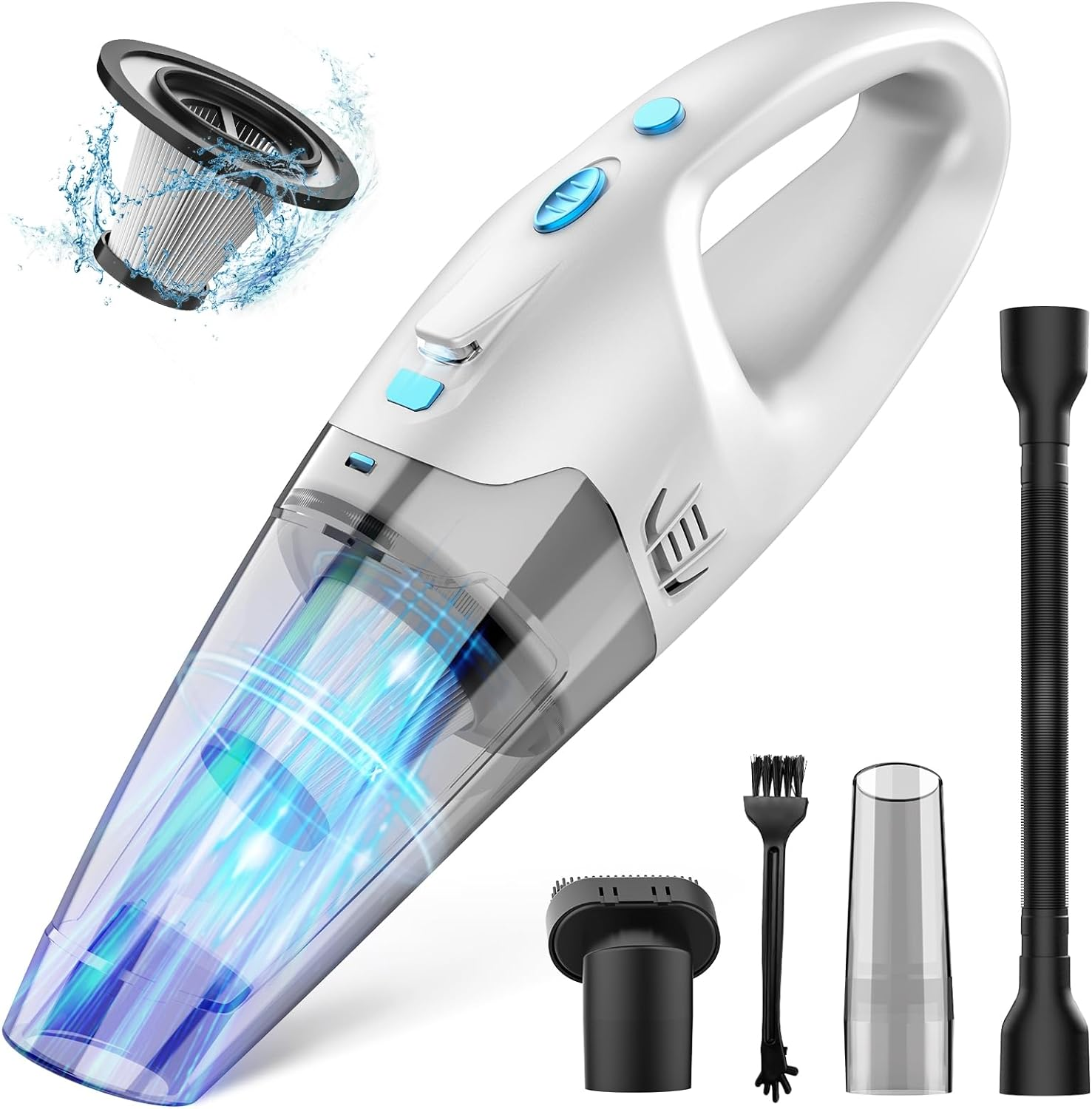 Handheld Vacuum Cordless,Car Vacuum Portable Cordless,Strong Suction Portable Ha-image