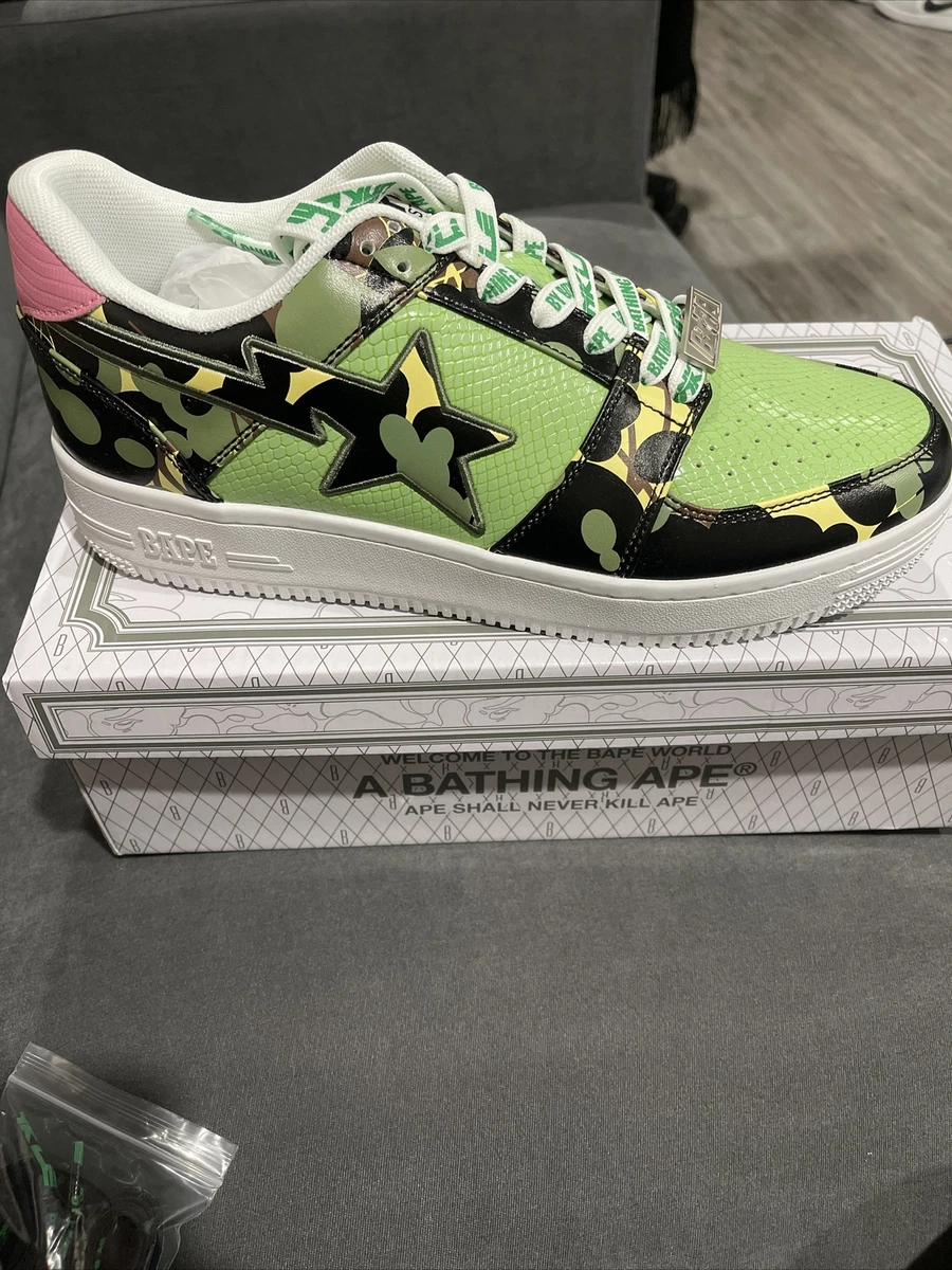 Size 11- A bathing ape Bapesta Low X Unkle X Mo'Wax M2 | eBay