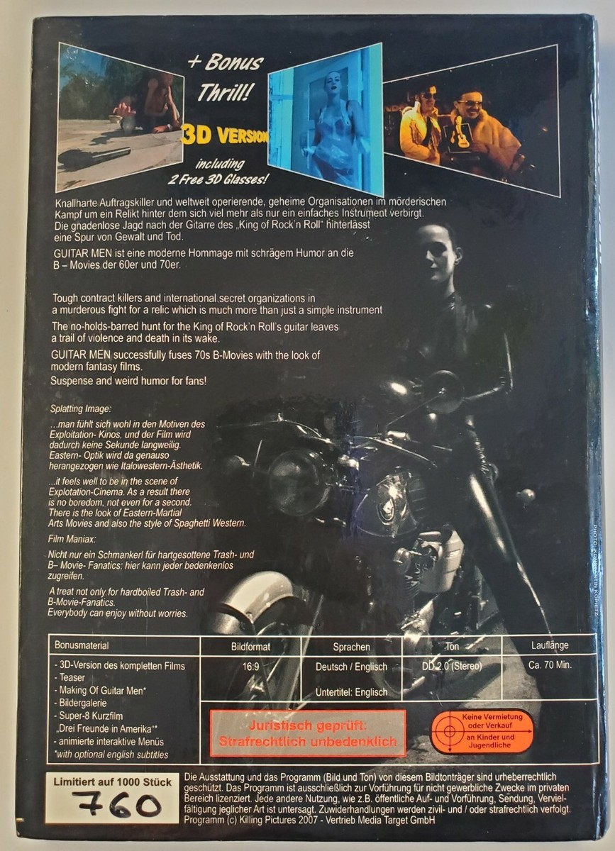 Guitar Men: The Darkest Secret of Rock'n Roll (DVD, 2007, German