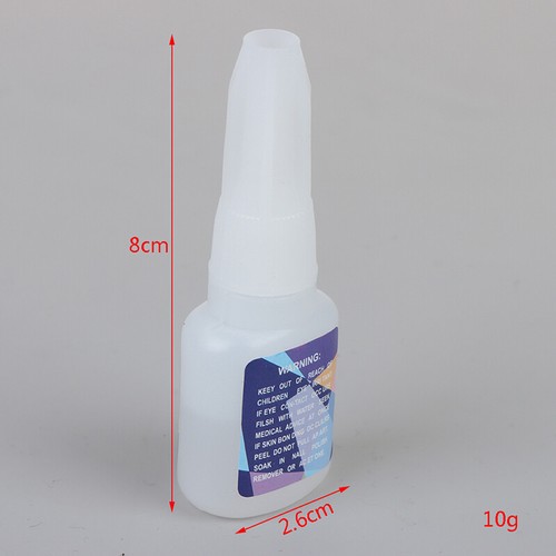 10g Nagelkleber klar starke Klebstoff Acryl False Nails Tipps Make -up UV -Gel - Bild 3 von 12