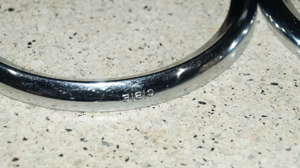 Farol X2 genuíno Cibié cromado surround Renault 8 R8S R8 Gordini - Imagem 3 de 4