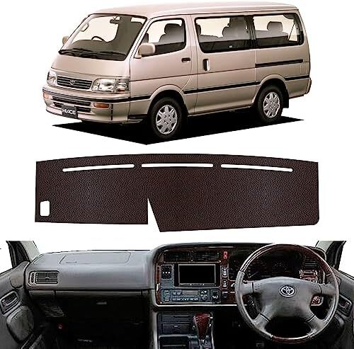Toyota Hiace 100 Series Dash Matte Leather Dashboard Cover Early