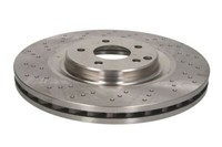 ABE 2X Bremsscheibe Vorne Ø345 Mm FüR Mercedes-Benz CLK Cabriolet A209 C209 320