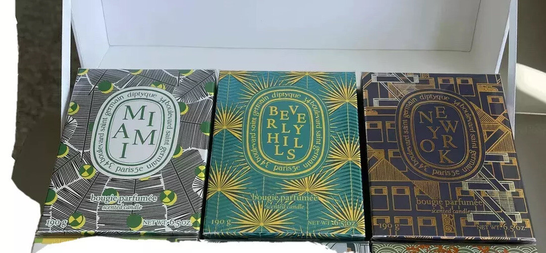 Diptyque City Collection Candles 6.5 oz 190g New York, Miami
