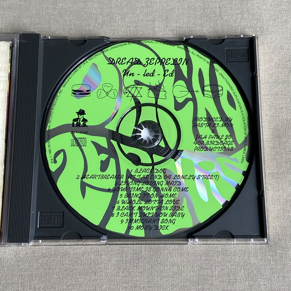 Un-Led-Ed by Dread Zeppelin (1st Album) (CD 1990 I.R.S. Rec