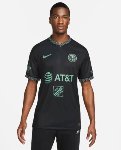 Nike Club America 2021/22 Stadium Third Jersey DB5743-010 Men's Size XL thumbnail 3