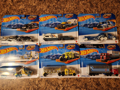 Hot Wheels Track Fleet FULL SET( 6) 