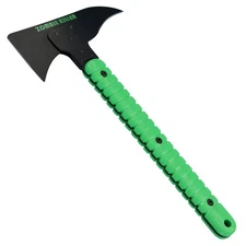 Zombie Killer Tactical Survival Axe Camping Hunting Green Fire Breaker+ Holster