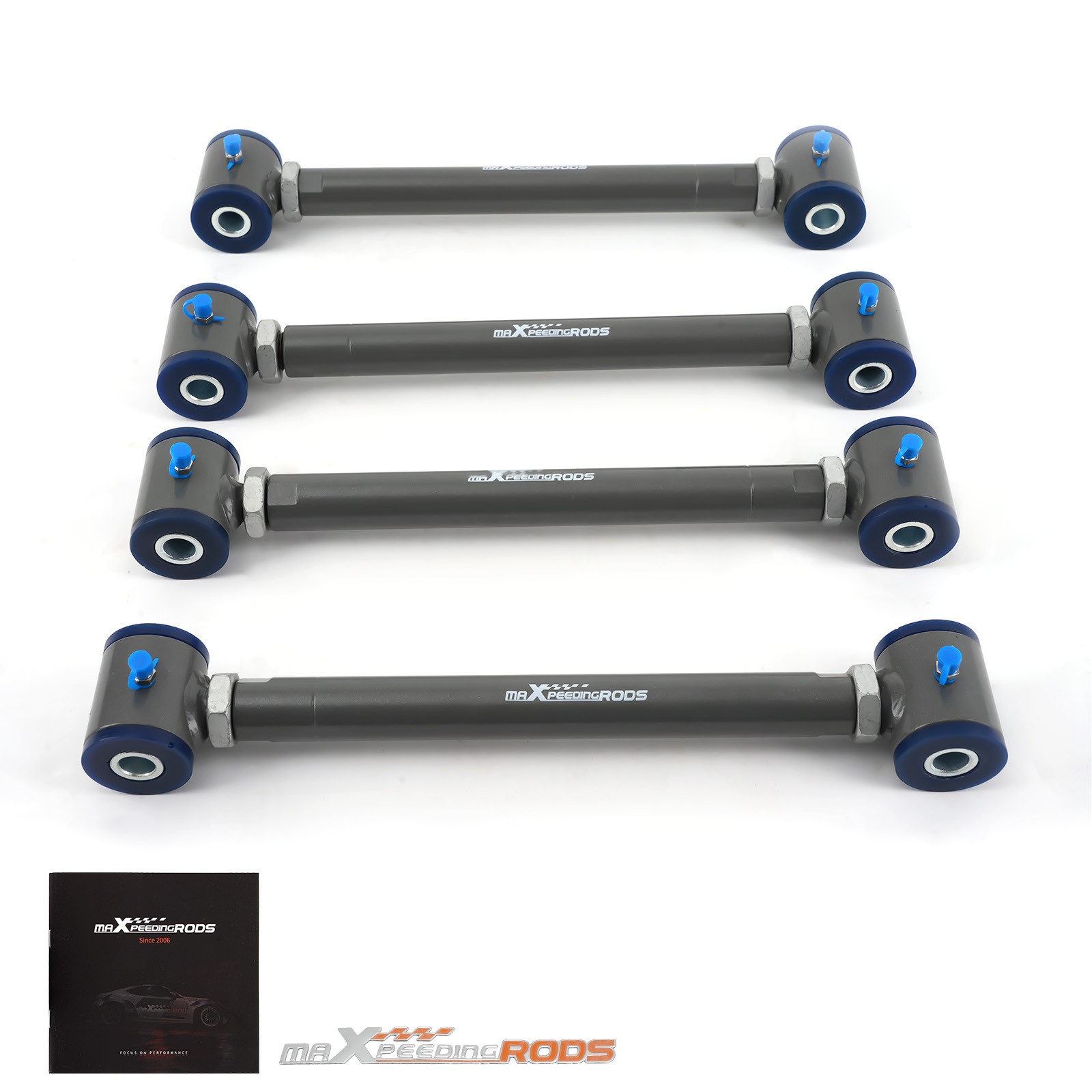 4 Pcs Ball Joint Adj. Rear Camber Armw for Honda Accord 2003-2007