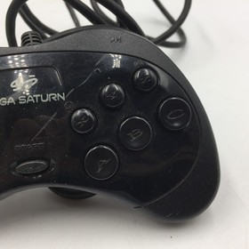 SEGA Saturn 6 Button High Frequency Black Wired Video Gaming Controller