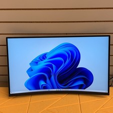 LG 27Inch QHD 2560x1440 180Hz 1ms 27GS60QC-B Curved Gaming Monitor - READ