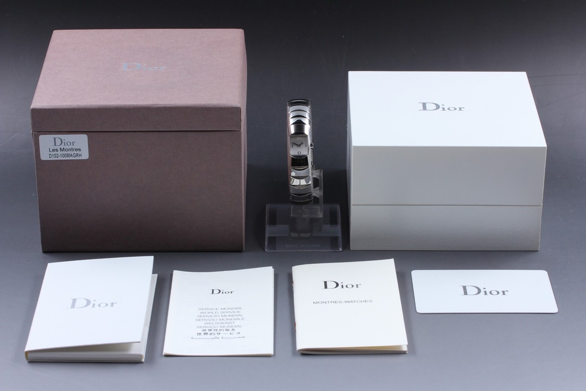 Near MINT / Full Set] Christian Dior Diorific D102-100 Womens Qz