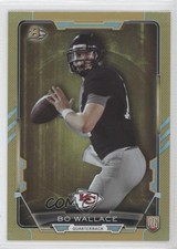 2015 Bowman Rookies Gold Rainbow Foil 111/399 Bo Wallace #58 2b2