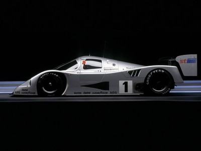 Cars 1990 sauber mercedes benz c11 race racing Art Print Poster 11x17