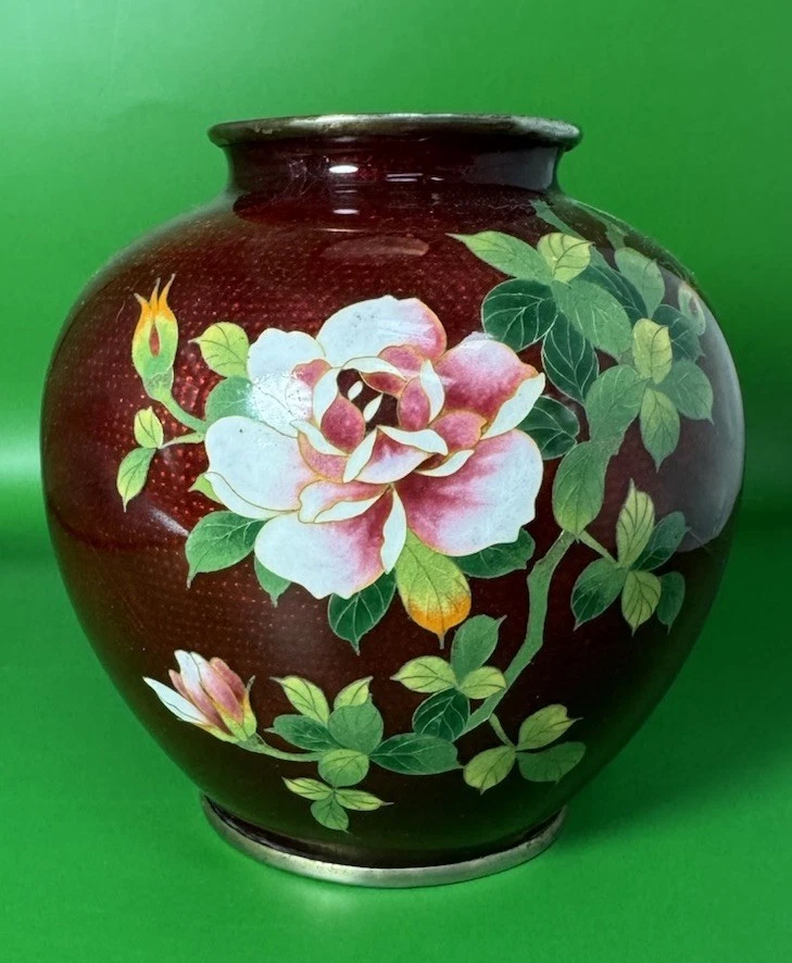 红色中国古董花瓶| eBay
