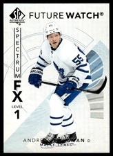 2017-18 SP Authentic Spectrum FX Andreas Borgman RC #S-69