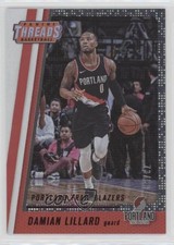 2017-18 Panini Threads Red Dazzle 73/99 Damian Lillard #1 o7m