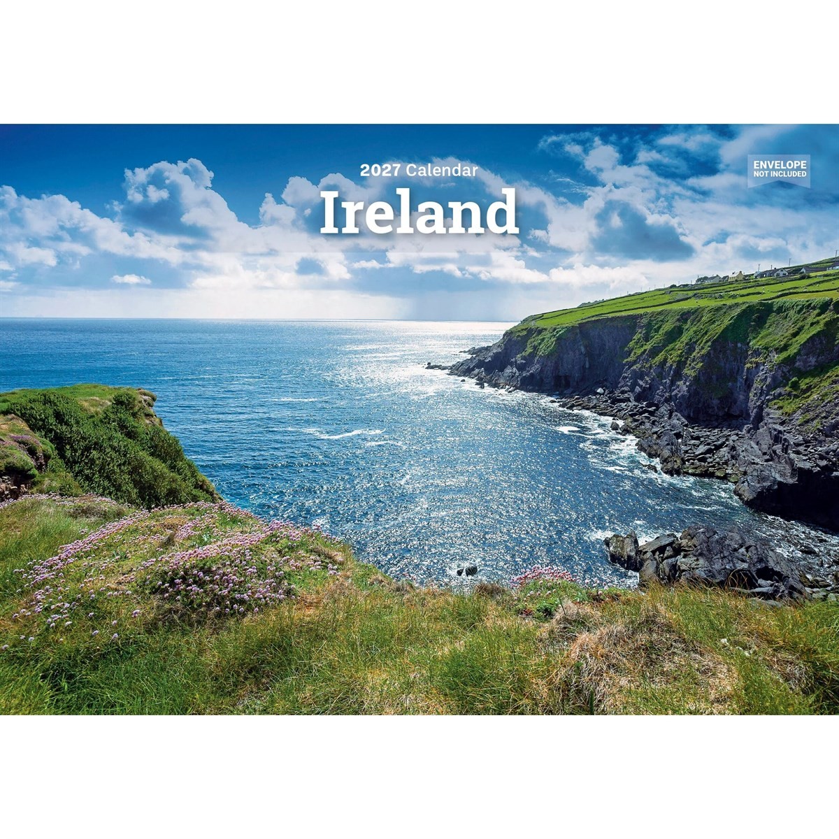 Ireland A5 Calendar 2027, Wall Calendars, Month To View, Travel, Gift