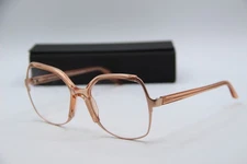 NEW ANDY WOLF KINSLEY COL. C CLEAR BROWN AUTHENTIC FRAMES EYEGLASSES 55-18