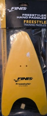 FINIS Freestyler Swimming Training Hand Paddles Yellow NEW Adult Size SENIOR
