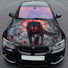 Blood Moon Wolf Unleashed Car Hood Wrap Vinyl Decal Custom Graphic Fits Truck Blood Moon Wolf Unleashed Car Hood Wrap Vinyl Decal Custom Graphic Fits Truck
