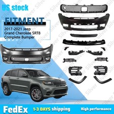 Front Complete Bumper W Running Light Fits Jeep Grand Cherokee Srt82017-2021 