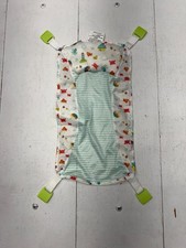 Summer White Multi Color Nautical Print Mesh Bath Sling For Babies 0-3 Months
