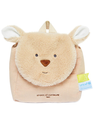 DOUDOU ET COMPAGNIE - Rucksack Känguru - Unicef - 20x20x10 cm -  - DC3833