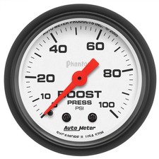 Autometer For Phantom 2 116in 100psi Mechanical Boost Gauge Autometer For Phantom 2 116in 100psi Mechanical Boost Gauge