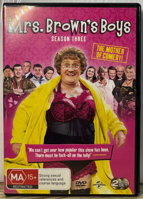 Mrs. Brown's Boys - Series 3 DVD (2013) - Brendan O'Carroll - PAL Region 2/4/5