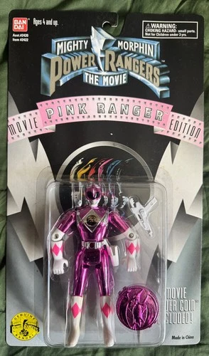 Mighty Morphin Power Rangers - Movie Edition: Pink Ranger; Vintage 1995 NIB