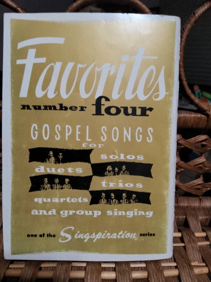 Favorites Number Four Gospel Songs for Solos Duets Trios Quartets Groups 1956 - Image 2 of 3