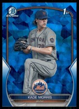 2023 Bowman Draft Chrome Sapphire Kade Morris RC New York Mets #BDC-86