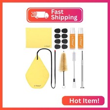 Clarinet Cleaning Kit, Clarinet Cleaning Care Set 8 Pcs. Including 2 Clarinet