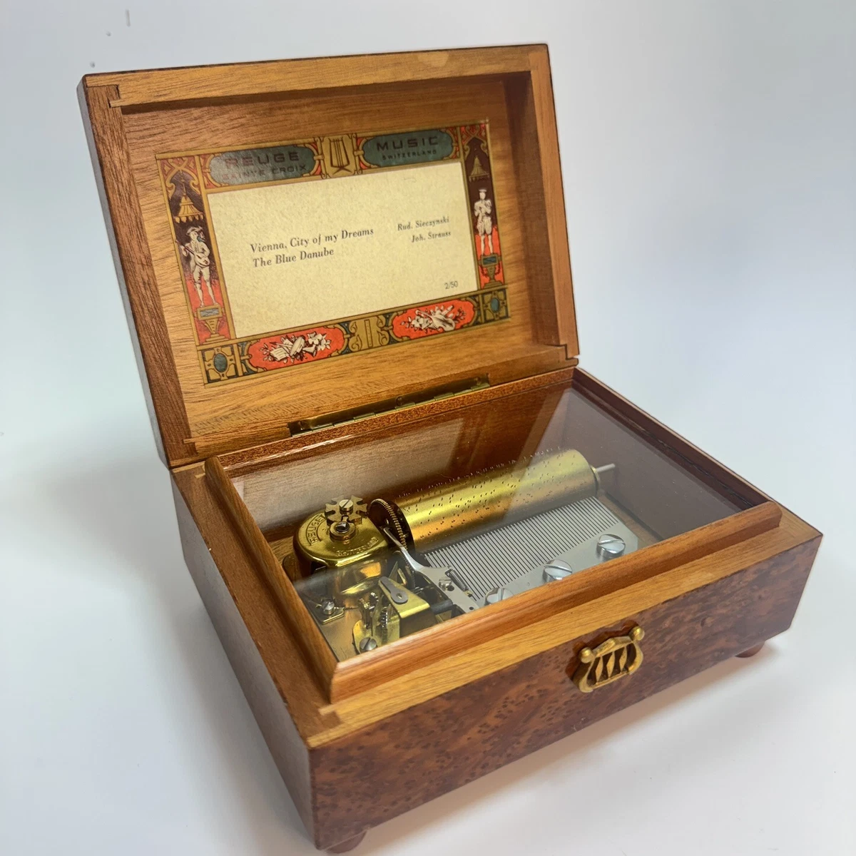 Reuge Sainte Croix In Collectible Music Boxes (1940-1970) for sale