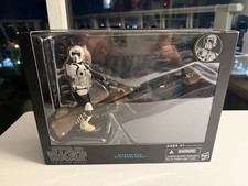 Star Wars The Black Series Speeder Bike with Biker Scout New