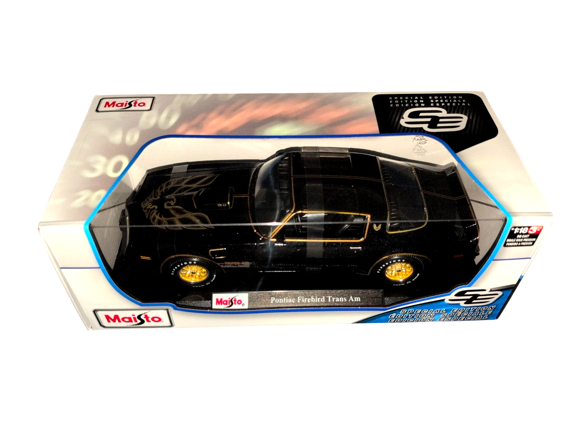 Maisto 1:18 Diecast Model Car Pontiac Firebird Trans Am Black