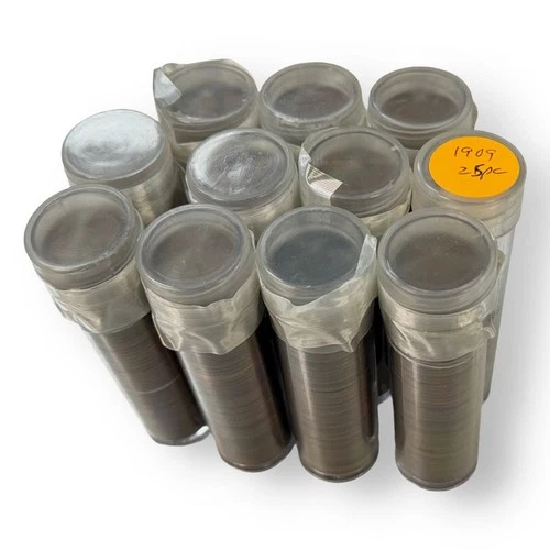 525x 1909 Lincoln Wheat Cents Penny Lot – All 1909 P – Bulk Lot – Fair to VF