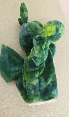 The Puppet Company Plüschhandpuppe grüner Drache 25 cm