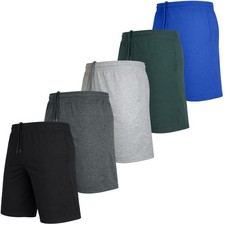 5-PACK Men s Comfort Lounge Shorts Cotton Blend Elastic Waist Drawstring S-3XL