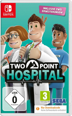 Two Point Hospital  - Simulation -  Nintendo Switch- Code in a Box