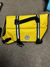 Vivaglory Ripstop Dog Life Vest Yellow Size Medium