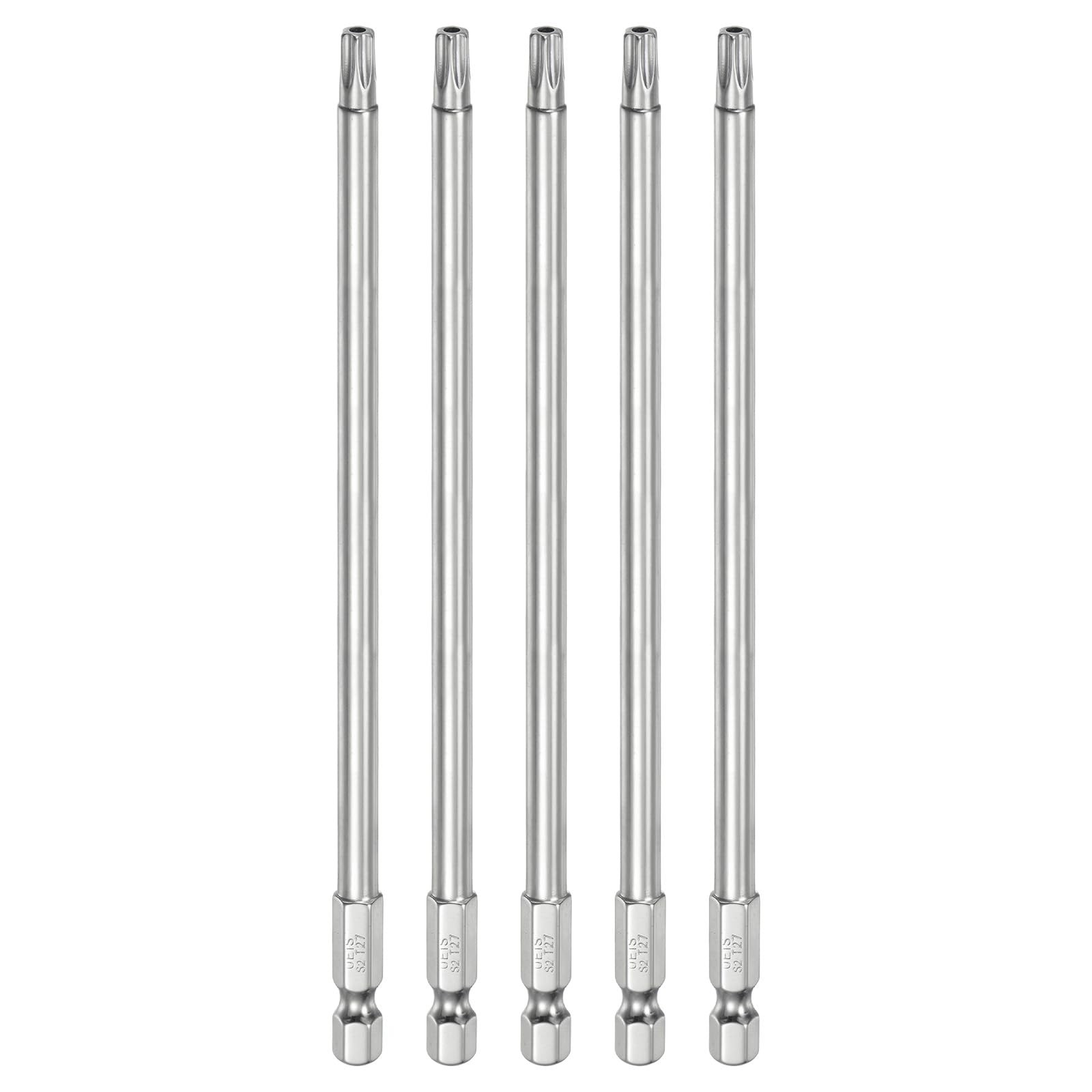 5pcs T27 Security Torx Bit 1/4